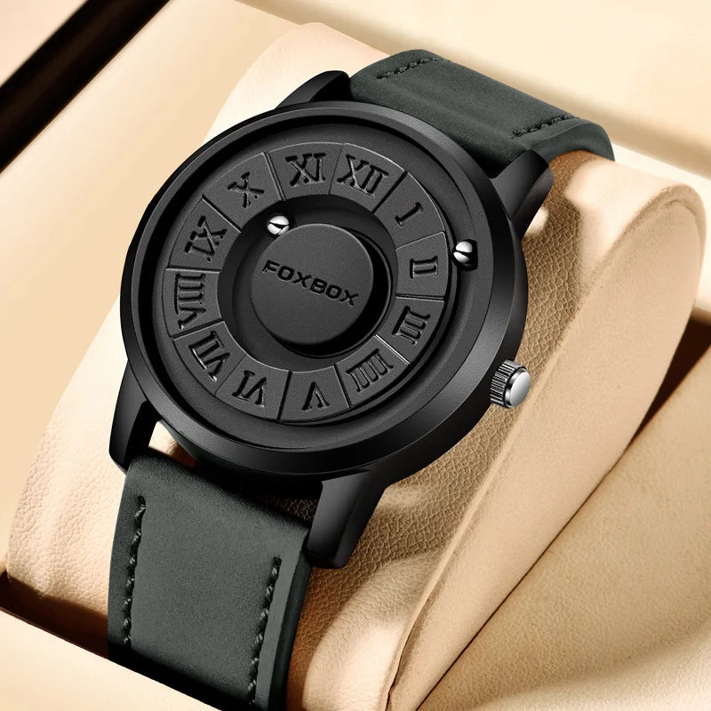 Scrolling Pointer Magnetic Watch